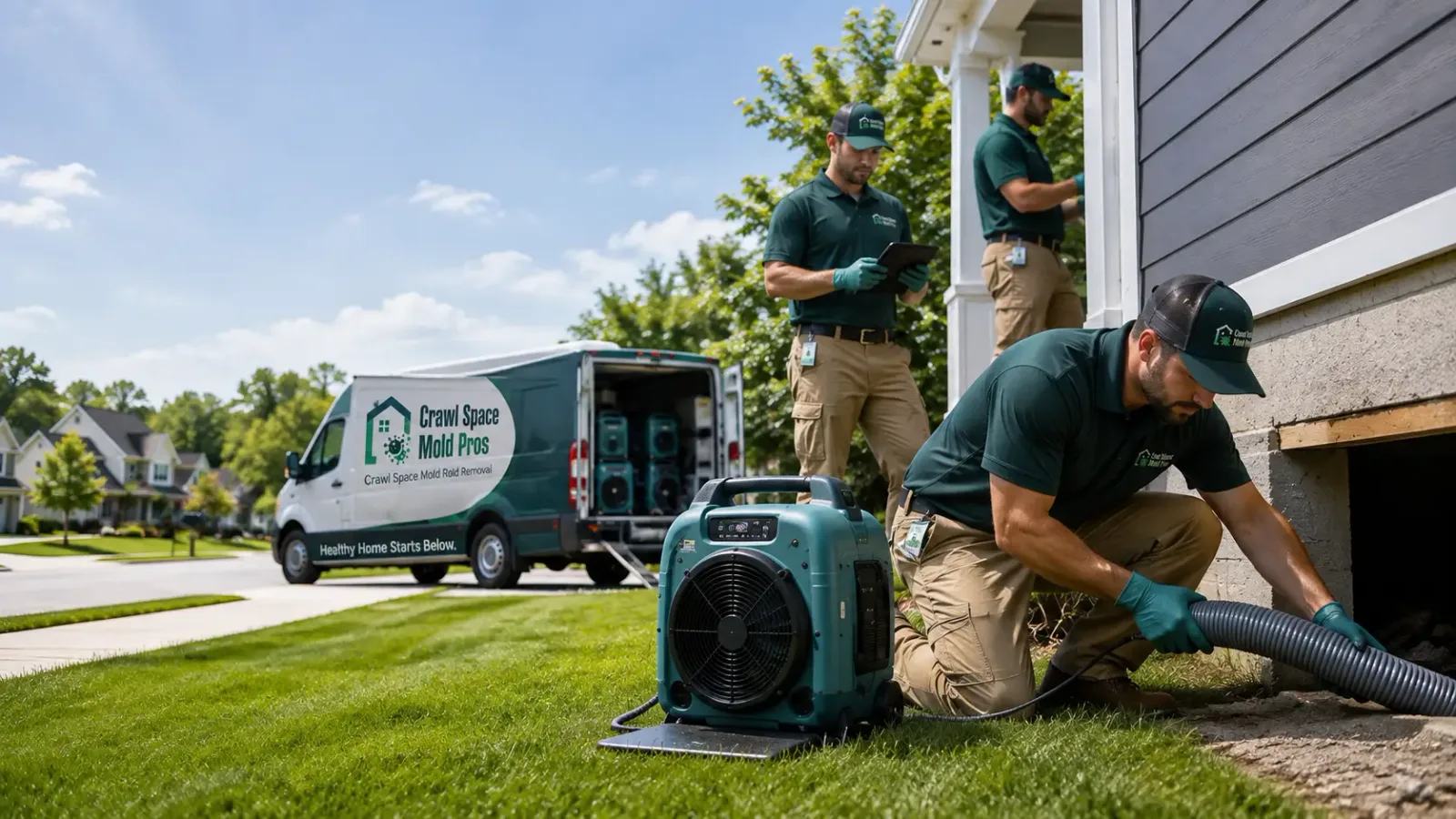 Crawl Space Mold Removal in Bantry, ND